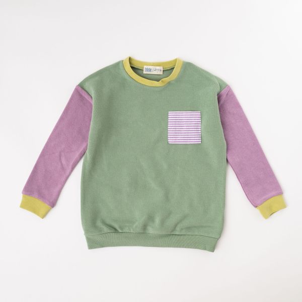 Modern Sweatshirt in Sorbet Colorblock