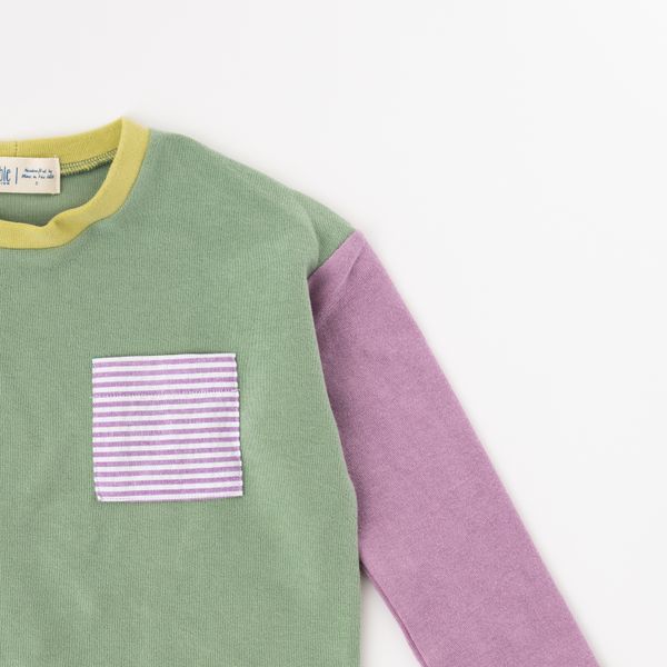 Modern Sweatshirt in Sorbet Colorblock