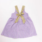 Load image into Gallery viewer, Sunday Dress in Grape Seersucker
