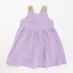 Load image into Gallery viewer, Sunday Dress in Grape Seersucker
