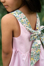 Load image into Gallery viewer, Sunday Dress in Aster Gingham
