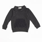 Load image into Gallery viewer, Bamboo Shawl Collar Sweatshirt in Shadow Speckle
