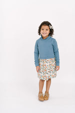 Load image into Gallery viewer, Funnel Sweatshirt Dress in Tide Meadow
