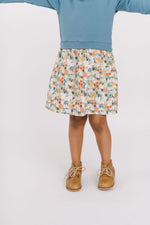 Load image into Gallery viewer, Funnel Sweatshirt Dress in Tide Meadow
