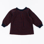 Load image into Gallery viewer, Woven Pullover in Rust Gingham
