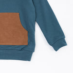 Load image into Gallery viewer, Bamboo Shawl Collar Sweatshirt in Chestnut Bluegrass
