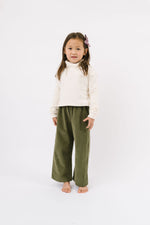 Load image into Gallery viewer, Corduroy Gaucho Pant in Olive
