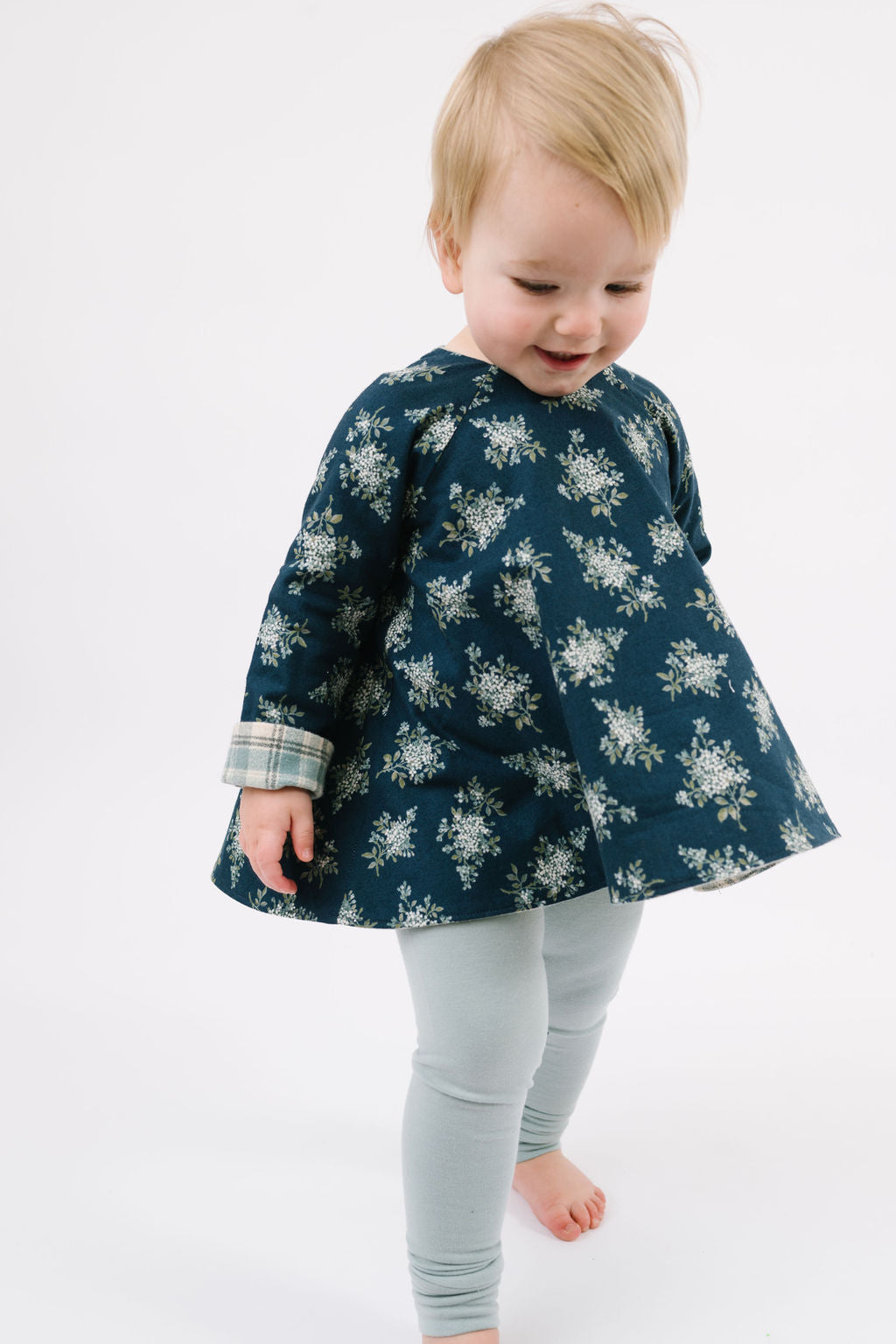 Reversible Swing Tunic in Winter Corsage