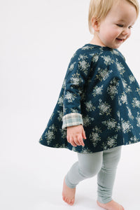 Reversible Swing Tunic in Winter Corsage