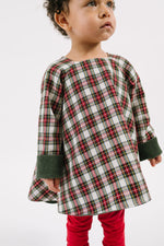 Load image into Gallery viewer, Reversible Swing Tunic in Evergreen Stewart
