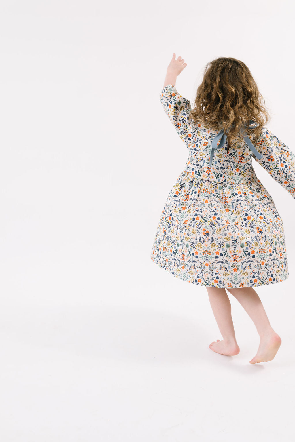 Birthday Dress in Fall Fields