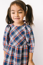 Load image into Gallery viewer, Birthday Dress in September Plaid
