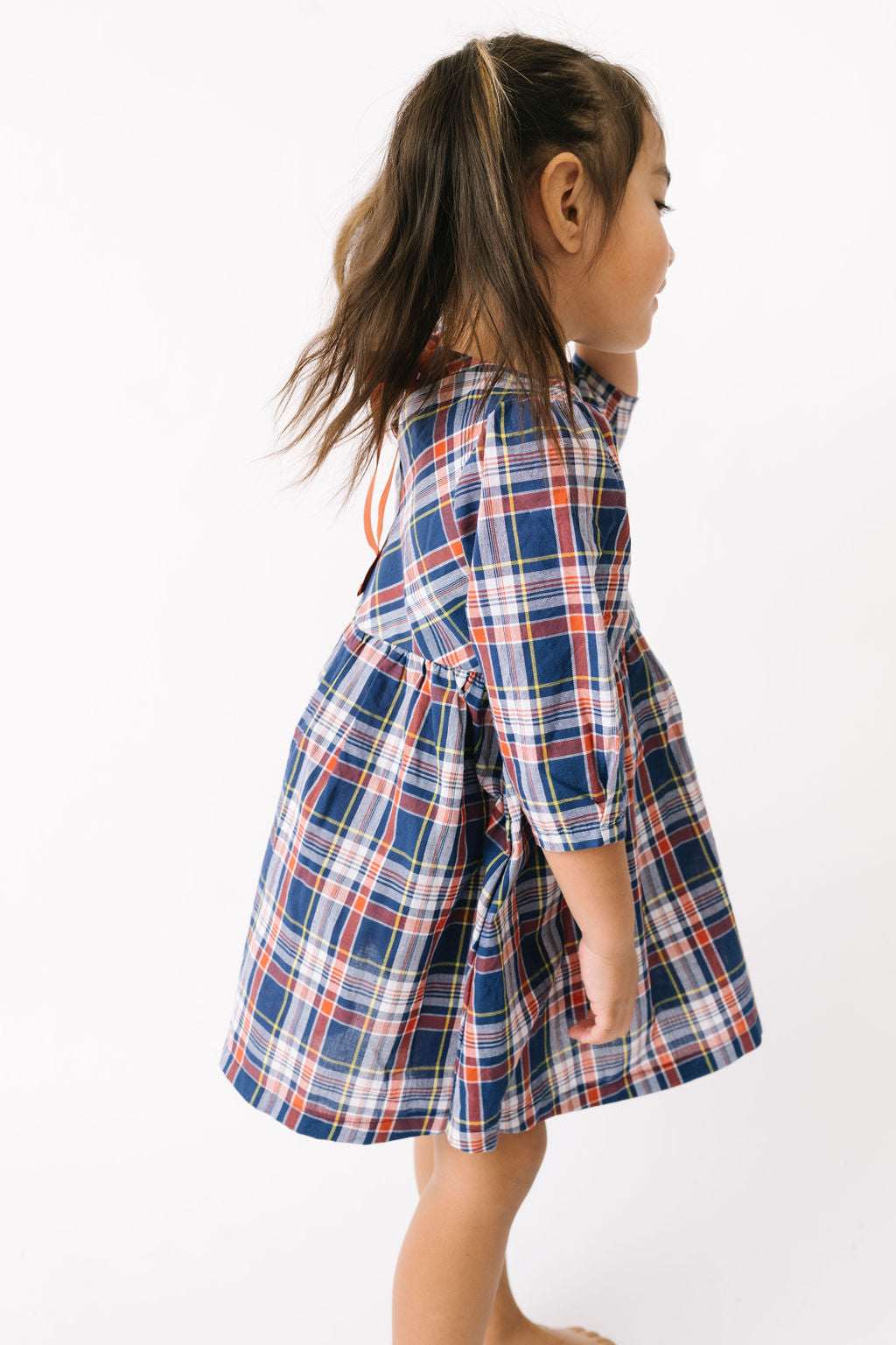 Birthday Dress in September Plaid