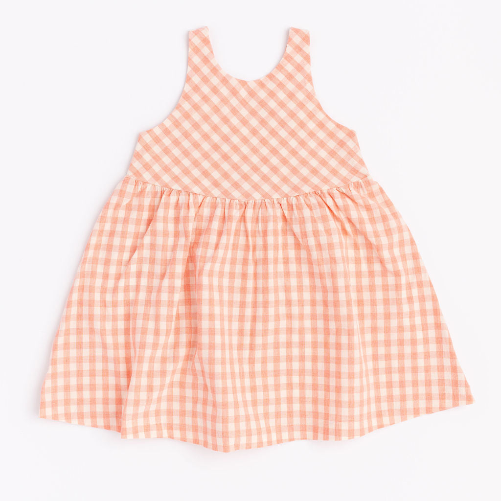 Weekend Dress in Petal Gingham