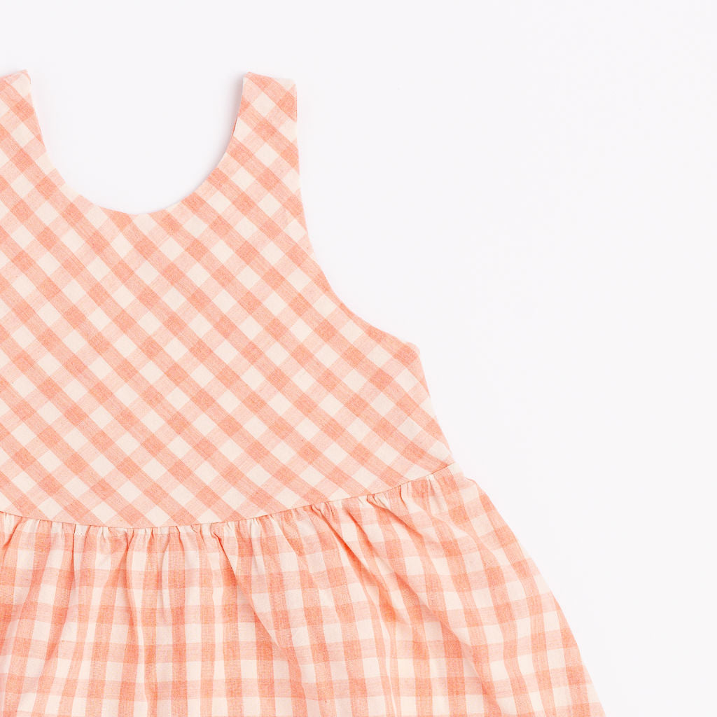 Weekend Dress in Petal Gingham