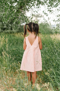 Weekend Dress in Petal Gingham