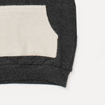 Load image into Gallery viewer, Bamboo Shawl Collar Sweatshirt in Pepper
