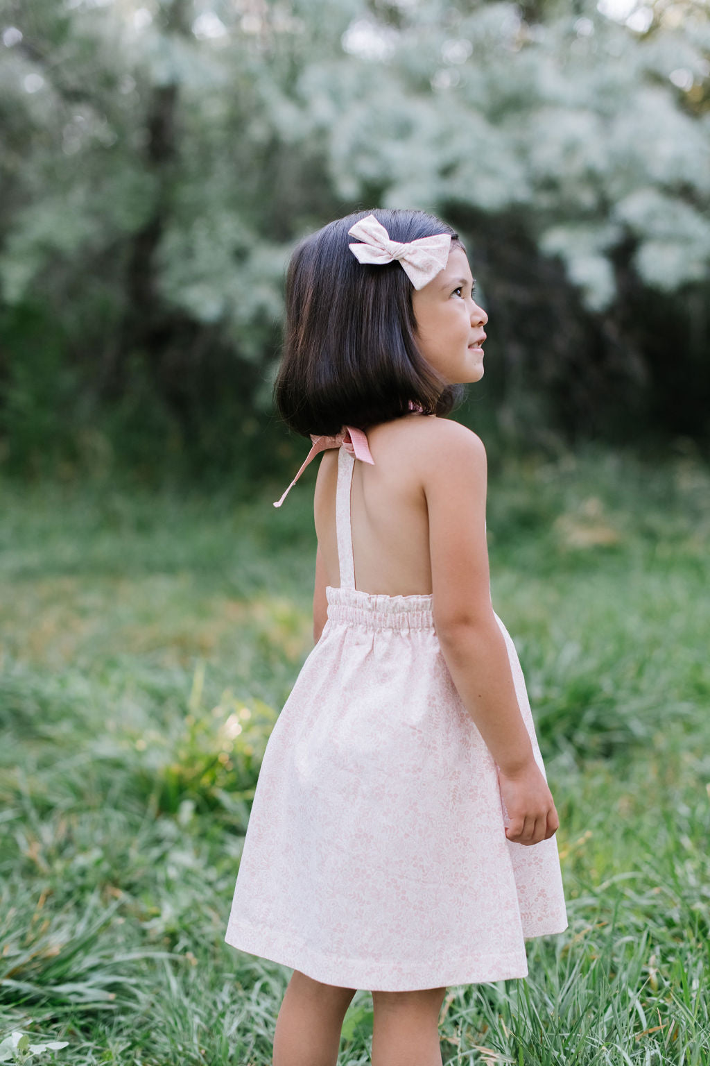 T-Back Dress in Rose Garden